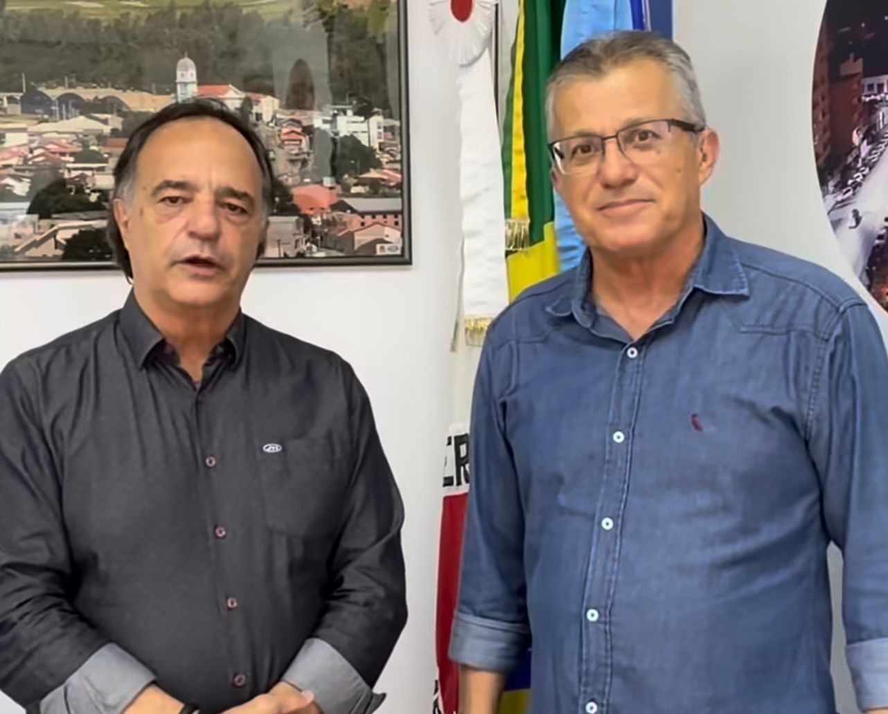 Prefeito Dimas e Mauro Tramonte